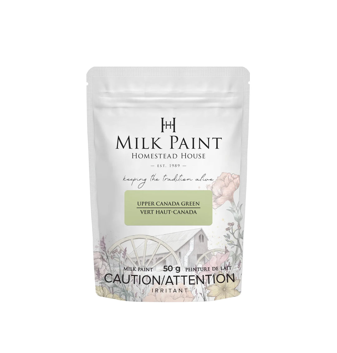 Homestead House Milk Paint - UPPER CANADA GREEN - Rustic Farmhouse Charm