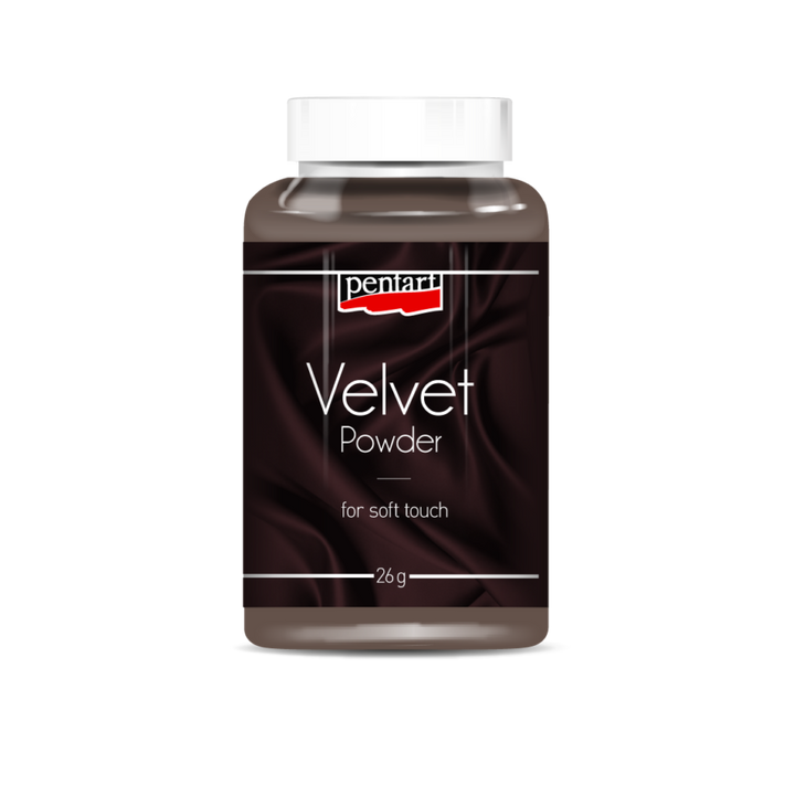 EARTH BROWN Velvet Powder by Pentart 26g - Rustic Farmhouse Charm