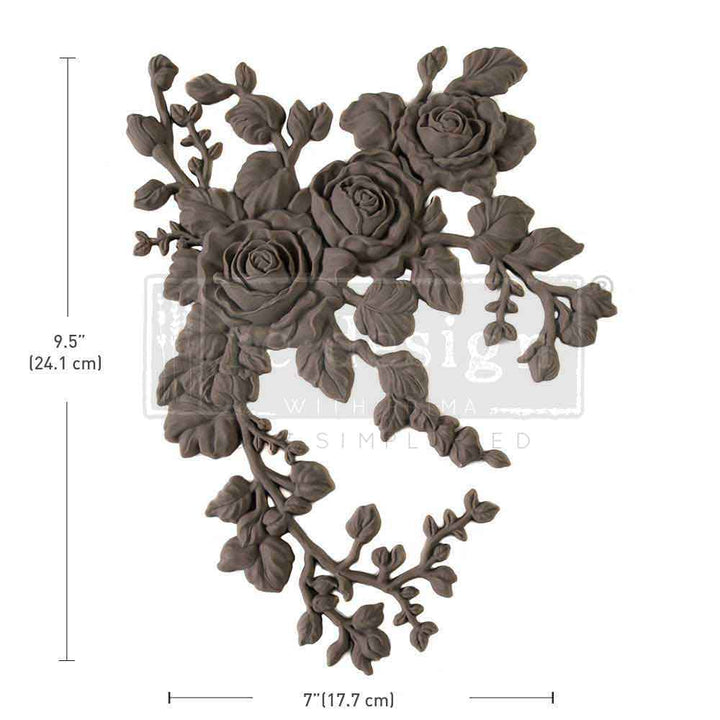 NEW! Redesign Décor Poly - VELVET CASCADE LEFT (24.1cm x 17.8cm x 1.3cm) - Rustic Farmhouse Charm