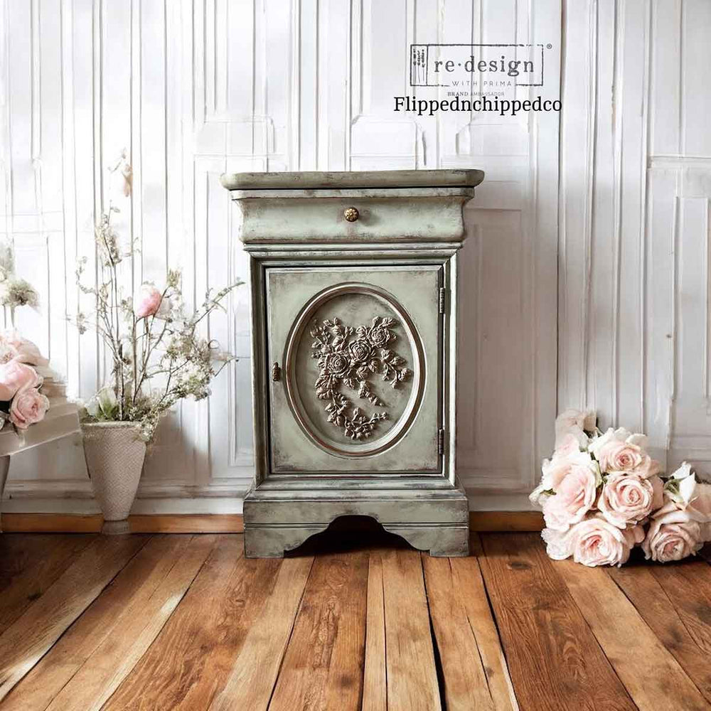 NEW! Redesign Décor Poly - VELVET CASCADE LEFT (24.1cm x 17.8cm x 1.3cm) - Rustic Farmhouse Charm