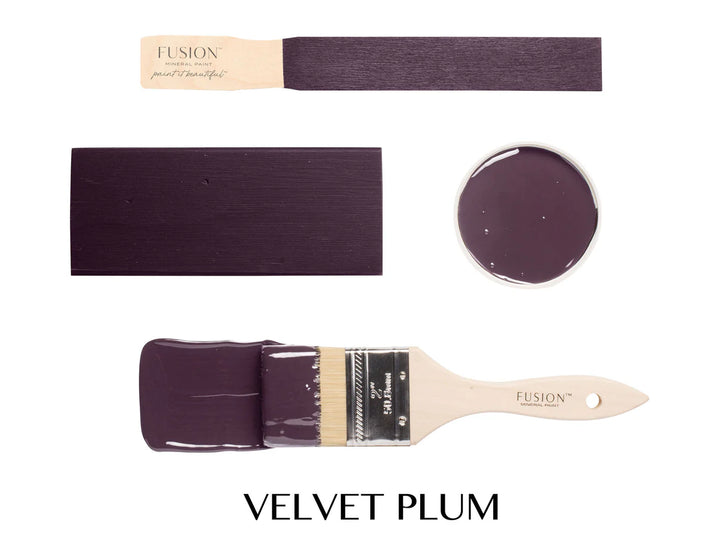 NEW! Fusion™ Mineral Paint - VELVET PLUM - Rustic Farmhouse Charm