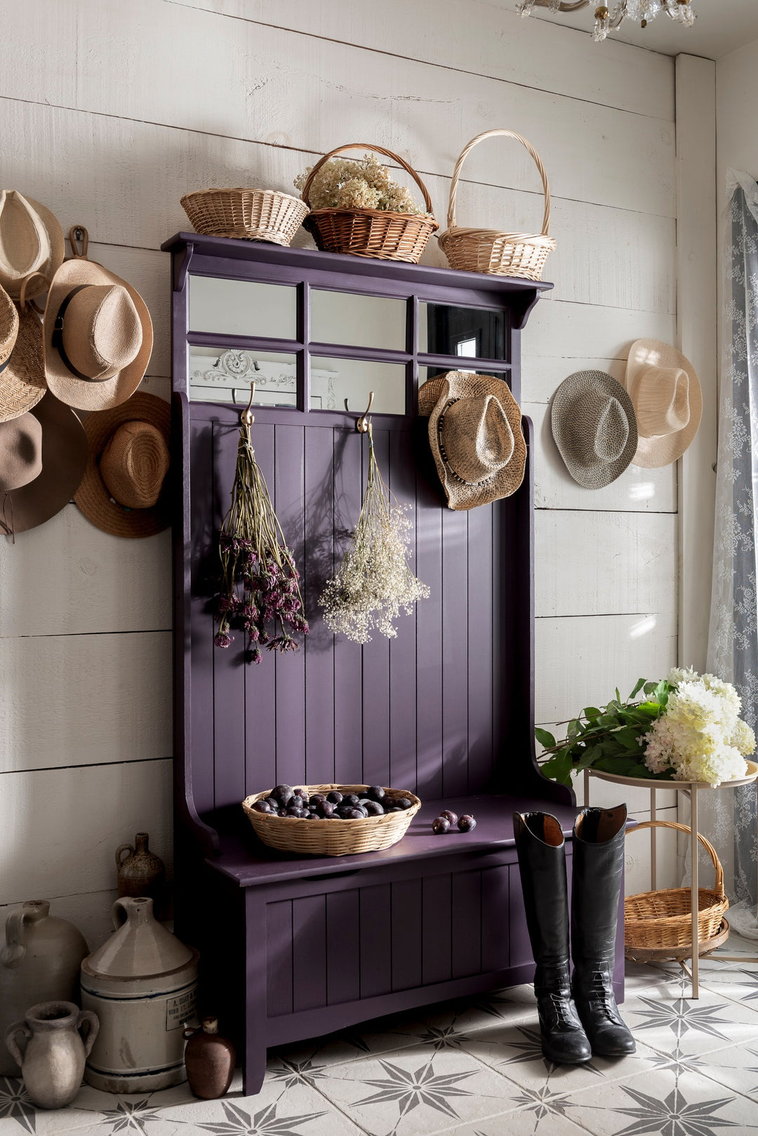 NEW! Fusion™ Mineral Paint - VELVET PLUM - Rustic Farmhouse Charm