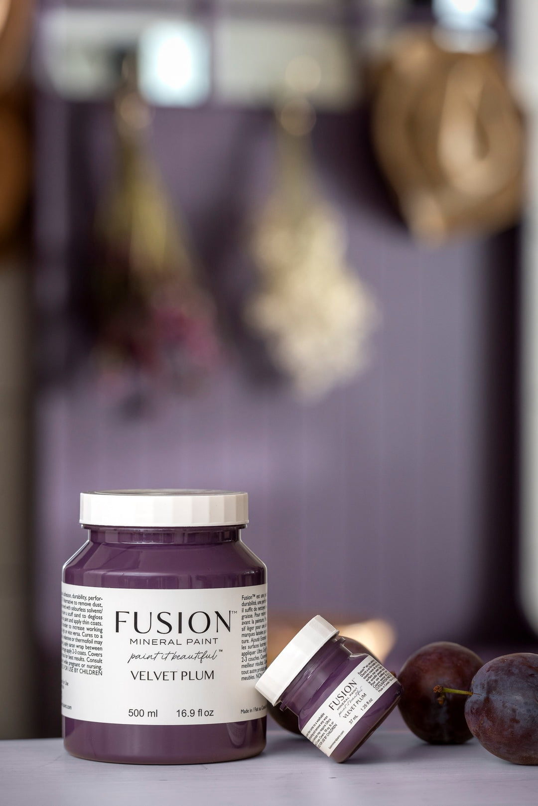 NEW! Fusion™ Mineral Paint - VELVET PLUM - Rustic Farmhouse Charm