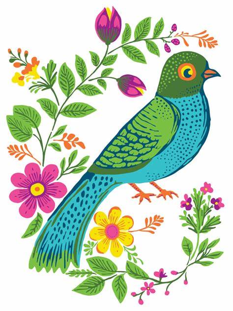 NEW! VIDA FLORA Paint Inlay by IOD (set of eight 12"x16" sheets) - Rustic Farmhouse Charm