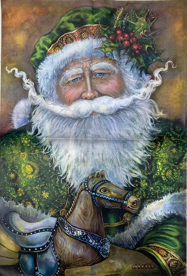 Decoupage Tissue Paper - Vintage Father Christmas (50.8cm x 76.2cm) - Rustic Farmhouse Charm