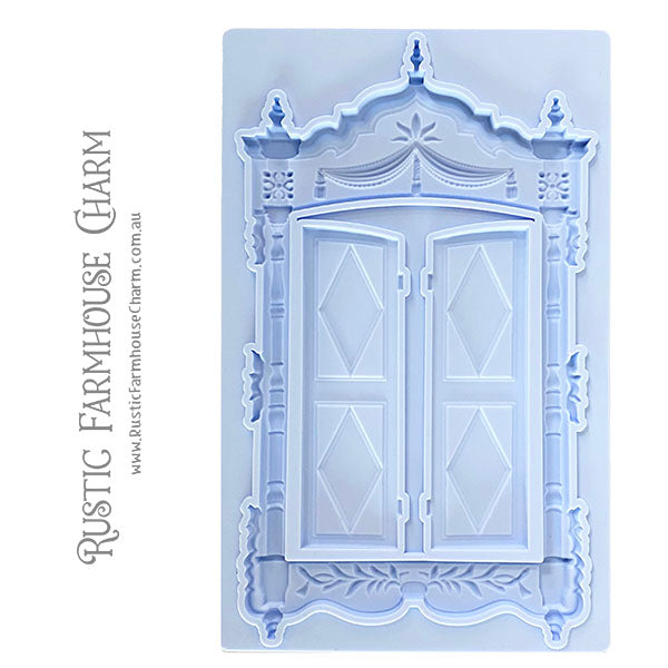 LaBlanche Mould - VINTAGE WINDOW (12.7 cm x 20.3 cm) - Rustic Farmhouse Charm