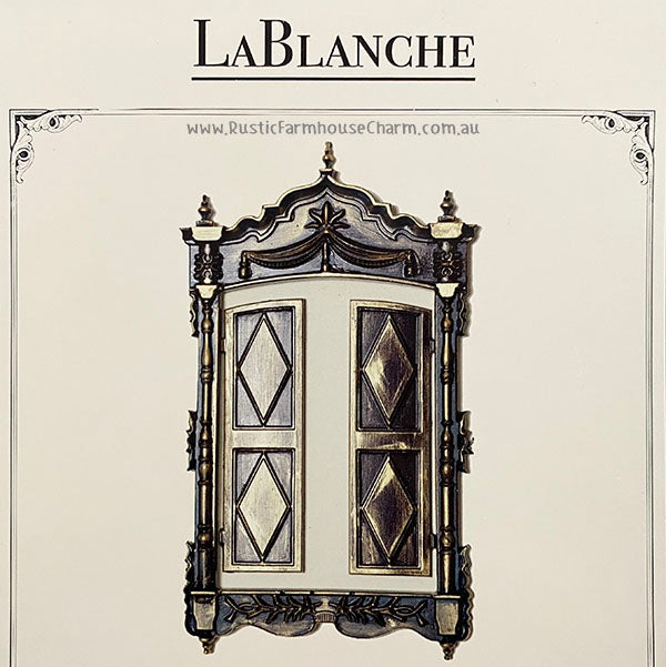 LaBlanche Mould - VINTAGE WINDOW (12.7 cm x 20.3 cm) - Rustic Farmhouse Charm