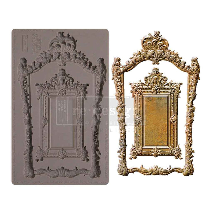 NEW! Redesign Mould - VINTAGE REFLECTION (5" x 8") - Rustic Farmhouse Charm
