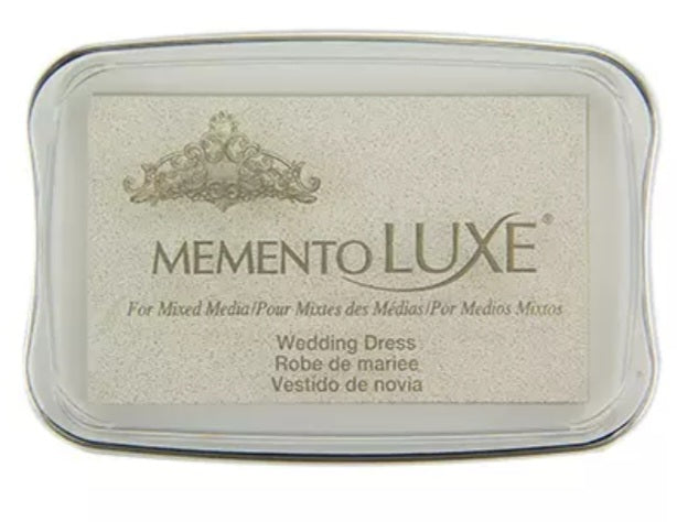 Tsukineko Memento Luxe Ink Pad - WEDDING DRESS (great for fabrics!) - Rustic Farmhouse Charm