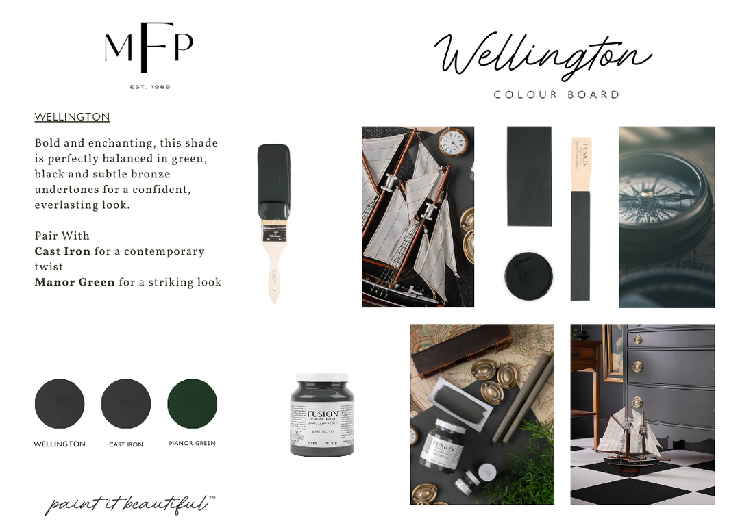 NEW! WELLINGTON Fusion™ Mineral Paint - Rustic Farmhouse Charm