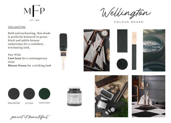 NEW! WELLINGTON Fusion™ Mineral Paint - Rustic Farmhouse Charm