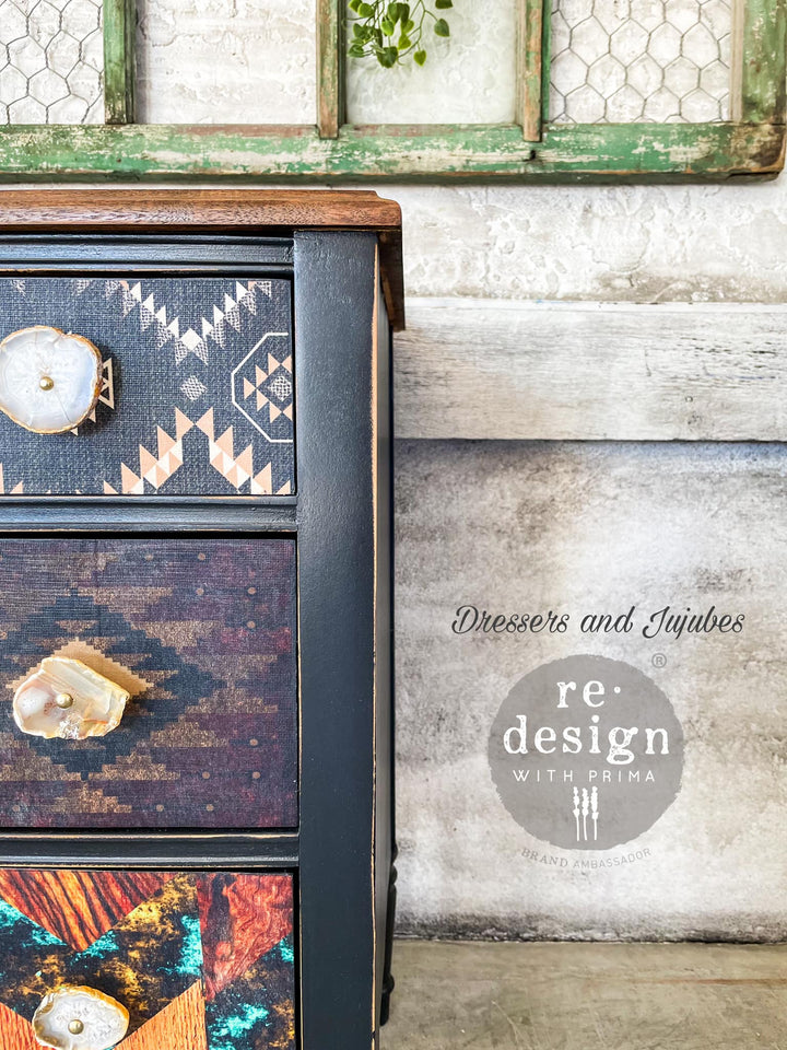 NEW! Redesign Decoupage Tissue Paper Pack - WESTERN WHIMSY (3 sheets, each 49.53cm x 76.2cm) - Rustic Farmhouse Charm