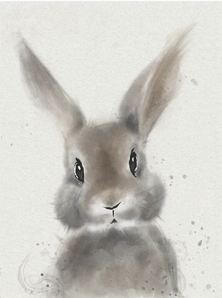 Decoupage Tissue Paper - What a Cute Bunny! (38.1cm x 50.8cm) - Rustic Farmhouse Charm