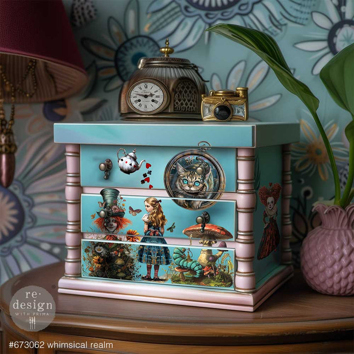 Redesign Middy Transfer - WHIMSICAL REALM (3 sheets, each 21.59cm x 27.94cm) - Rustic Farmhouse Charm