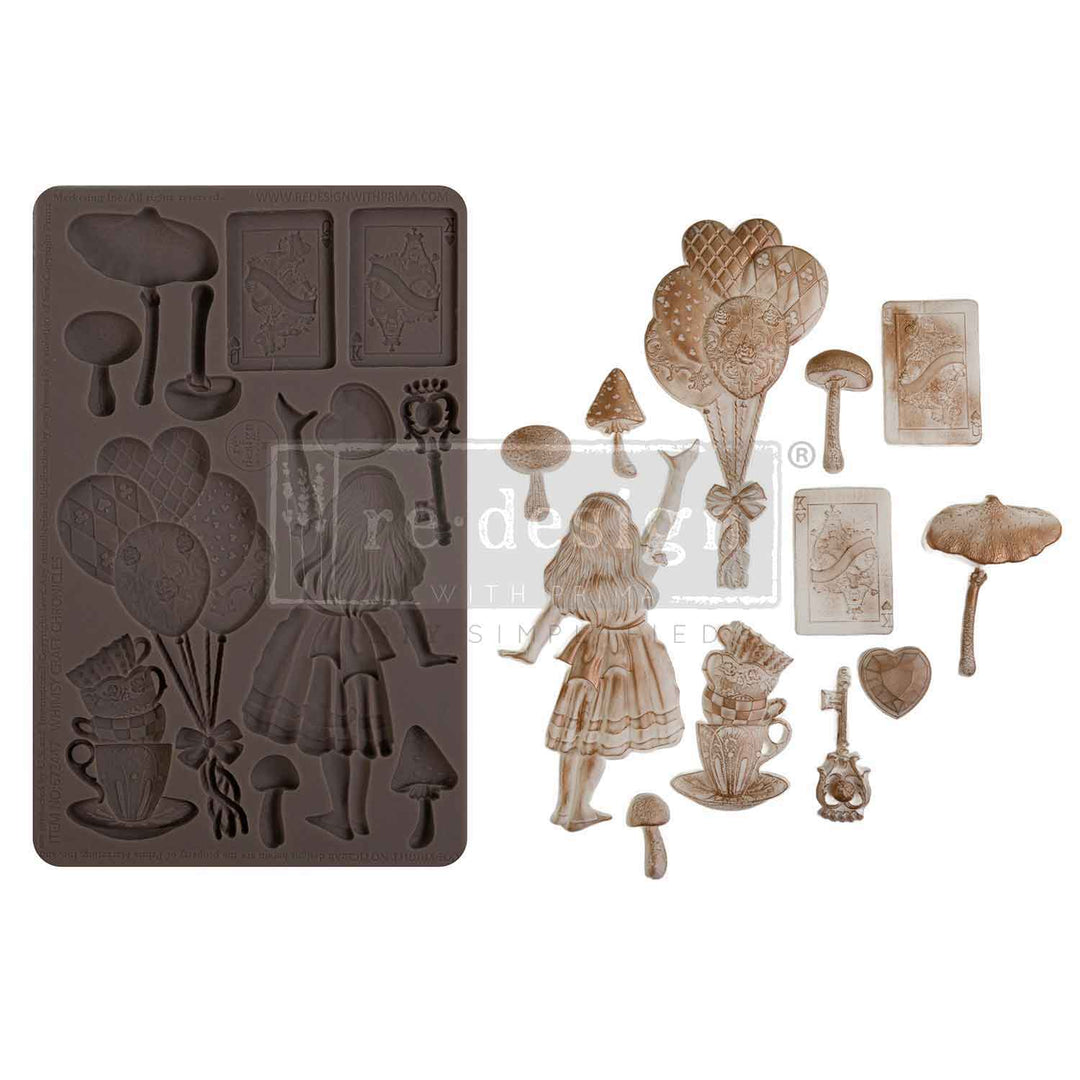 Redesign Mould - WHIMSY CRAFT CHRONICLES (5" x 8") - Rustic Farmhouse Charm