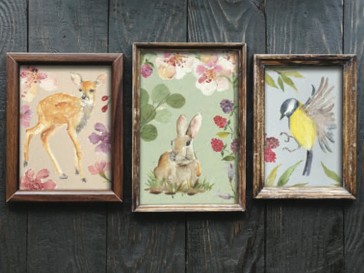 WHISPERING WILLOW Transfer Pad by IOD (set of eight 12"x16" sheets) - Rustic Farmhouse Charm