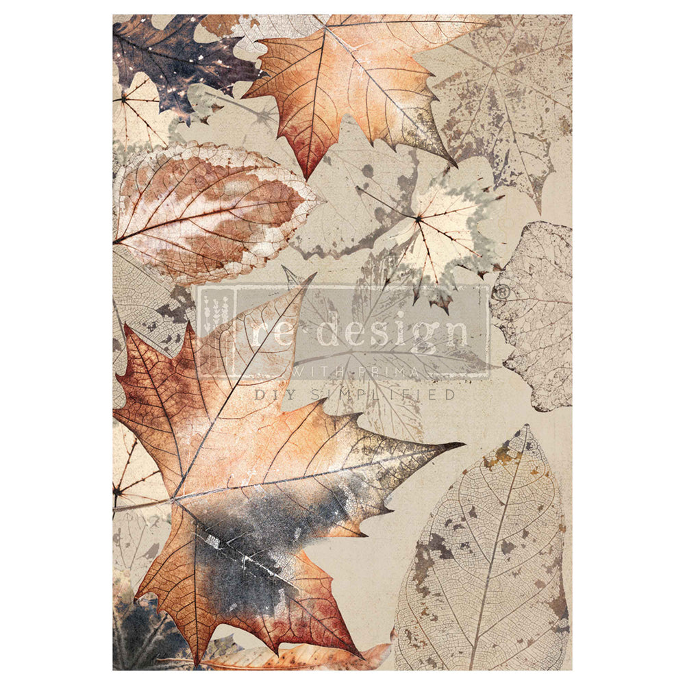 Redesign A1 Decoupage Fibre Paper - WHISPERING WINDFALL (59.44cm x 84.07cm) - Rustic Farmhouse Charm