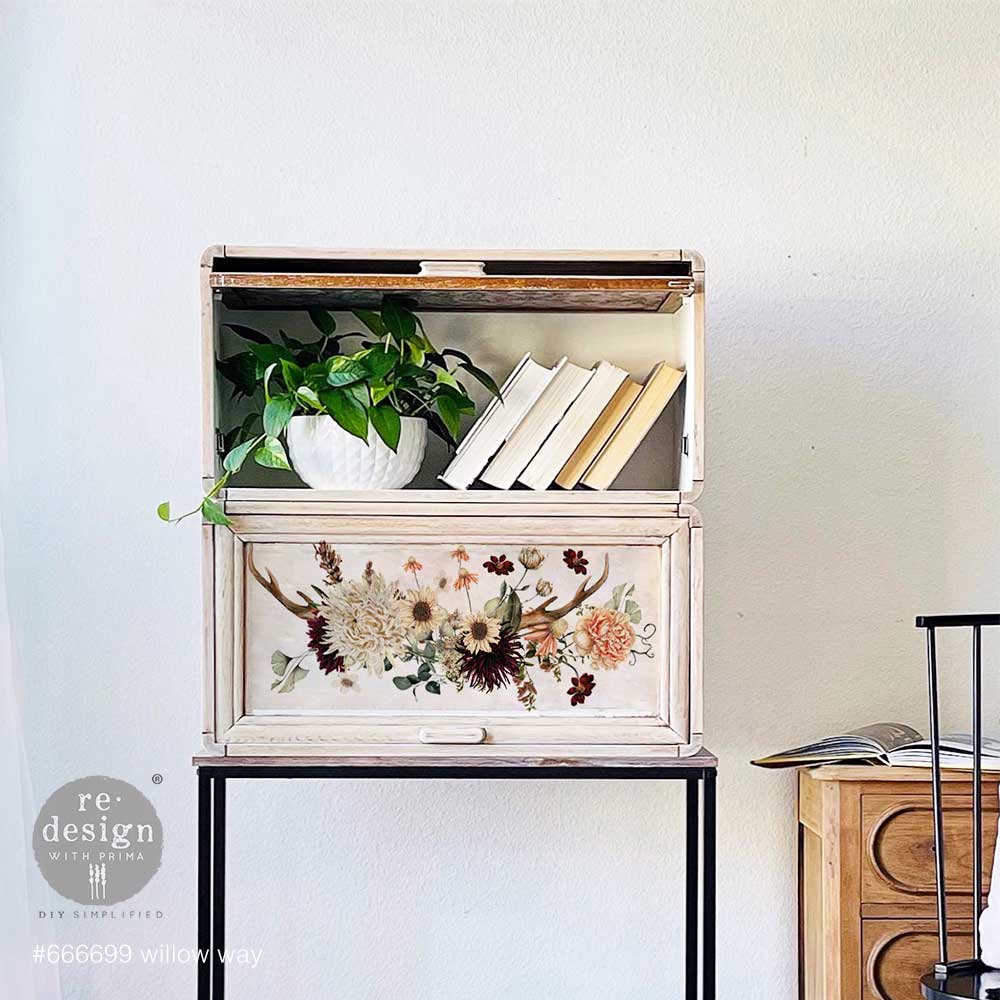 Redesign Middy Transfer - WILLOW WAY (3 sheets, each 21.59cm x 27.94cm) - Rustic Farmhouse Charm