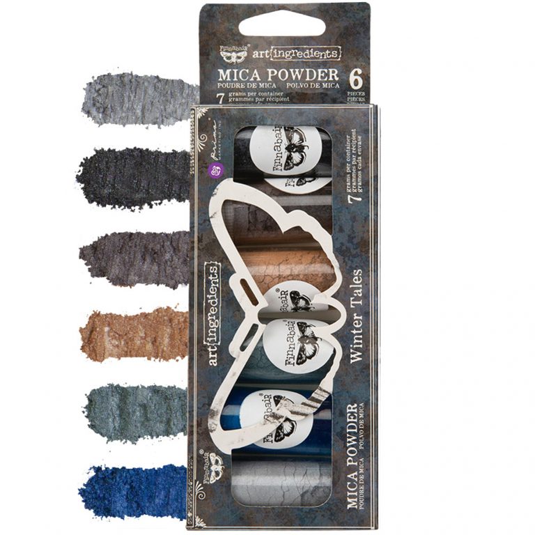 WINTER TALES Mica Powder Set by Finnabair Prima - Rustic Farmhouse Charm