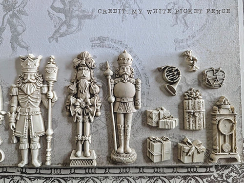 Redesign Mould - NUTCRACKER MAGIC (5" x 8") - Rustic Farmhouse Charm