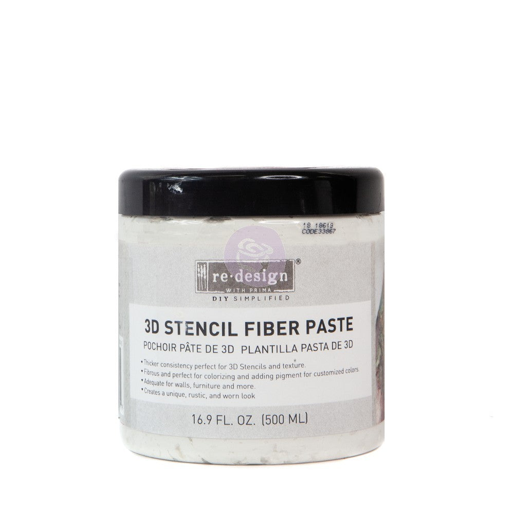 REDESIGN 3D Stencil Fiber Paste - Rustic Farmhouse Charm