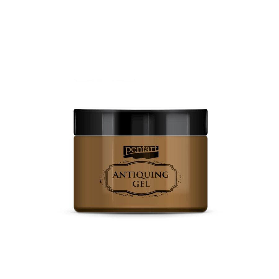 OCHRE Antiquing Gel by Pentart 150ml - Rustic Farmhouse Charm