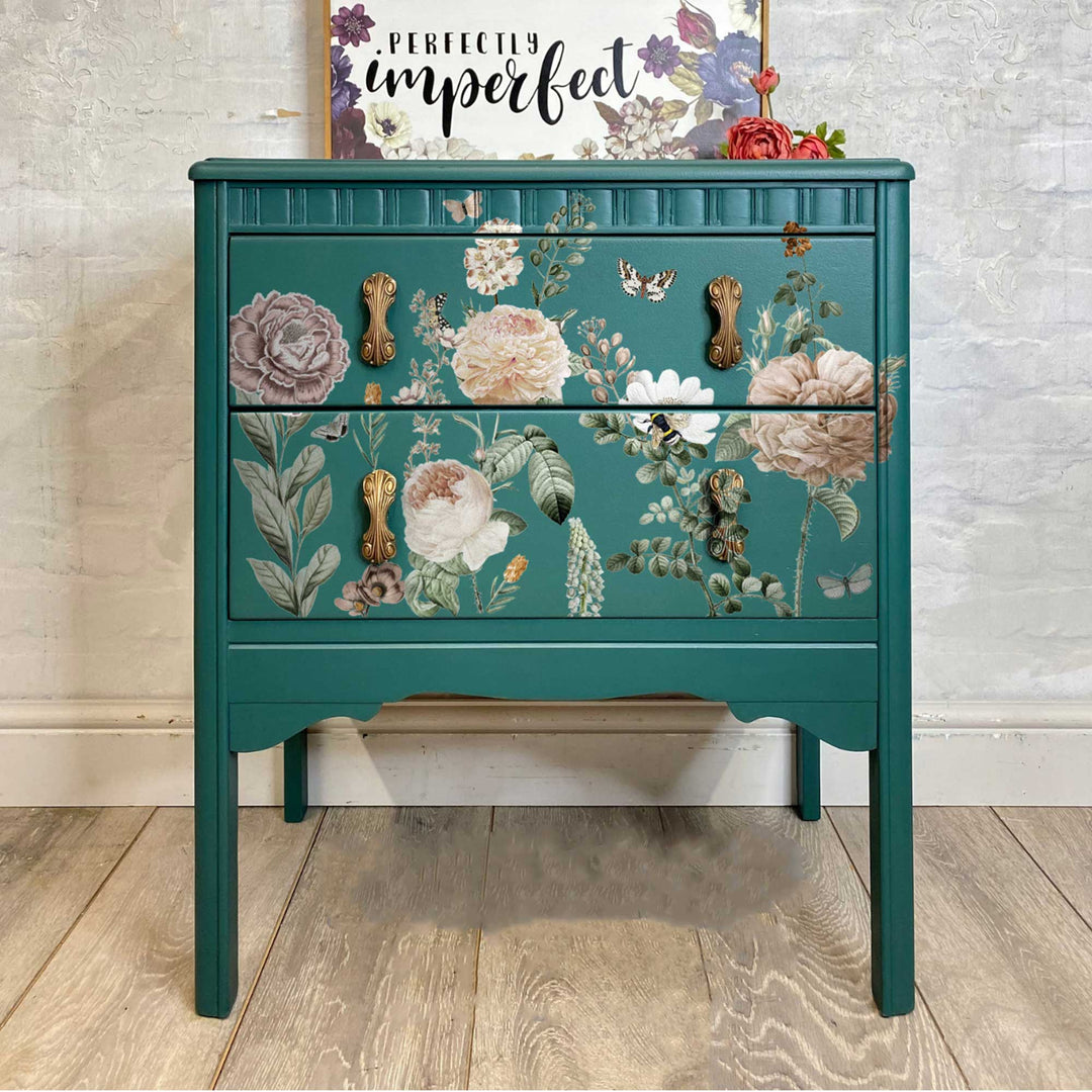 NEW! Redesign Maxi Transfer - AN AFTERNOON IN THE GARDEN (2 sheets, each 30.48cm x 30.48cm) - Rustic Farmhouse Charm