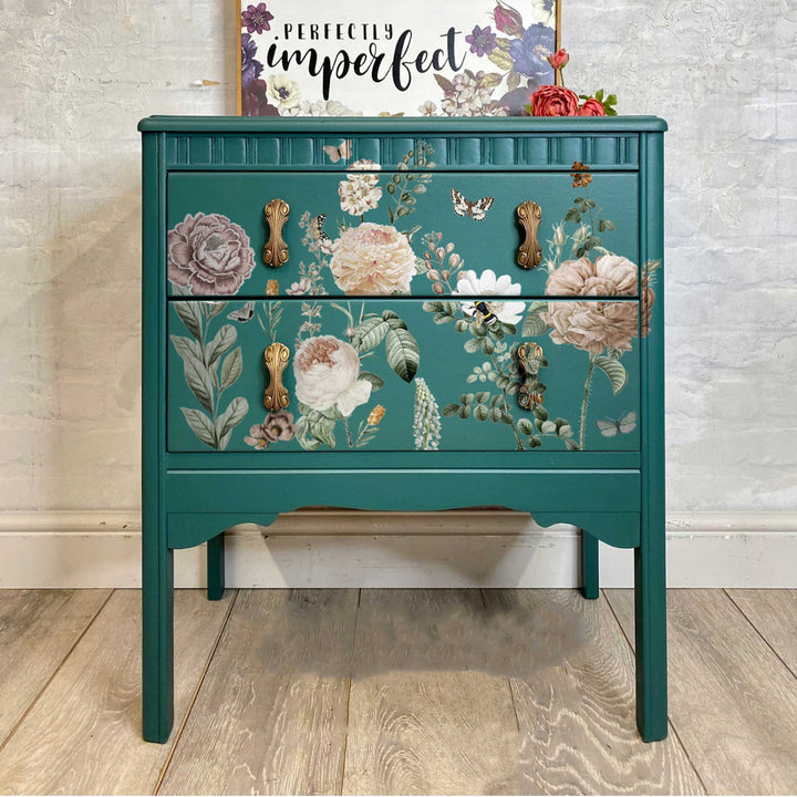 NEW! Redesign Maxi Transfer - AN AFTERNOON IN THE GARDEN (2 sheets, each 30.48cm x 30.48cm) - Rustic Farmhouse Charm