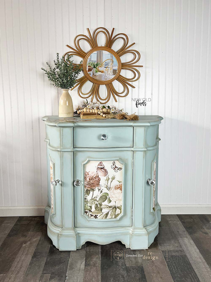 NEW! Redesign Maxi Transfer - AN AFTERNOON IN THE GARDEN (2 sheets, each 30.48cm x 30.48cm) - Rustic Farmhouse Charm