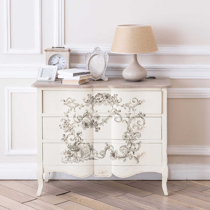 NEW! Redesign Transfer - ALAINA TOILE (88.9cm x 60.96cm) - Rustic Farmhouse Charm