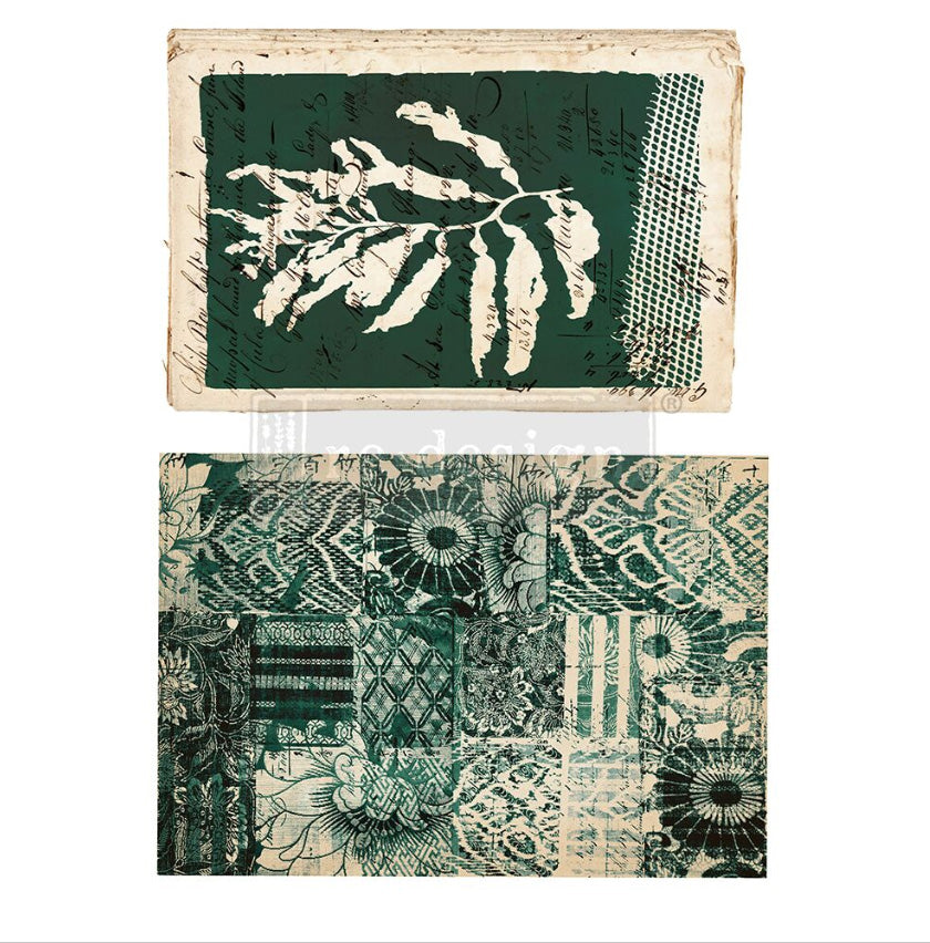 ALGAE PRINT Redesign Transfer - Rustic Farmhouse Charm