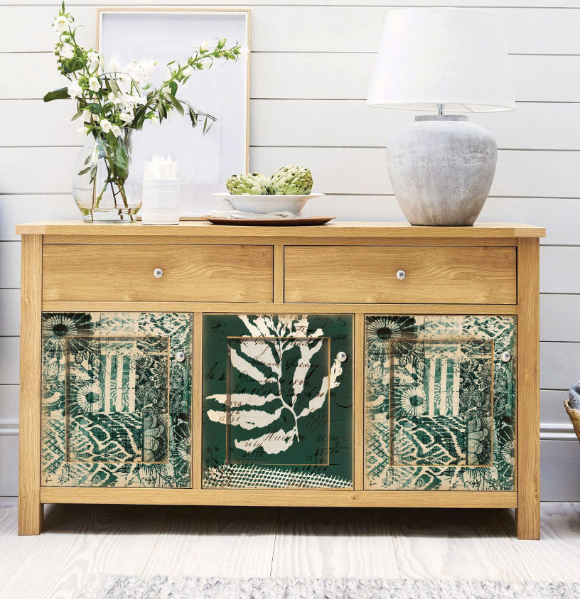 ALGAE PRINT Redesign Transfer - Rustic Farmhouse Charm