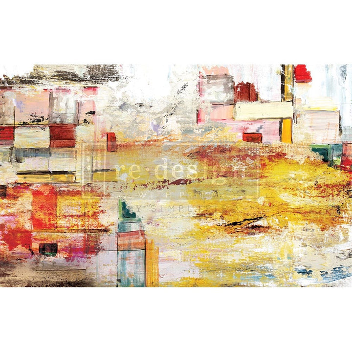 NEW! AMBER EUPHORIA Redesign Decoupage Tissue Paper 48.26cm x 76.2cm - Rustic Farmhouse Charm