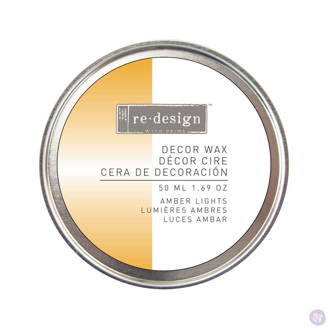 AMBER LIGHTS Wax Paste by Redesign with Prima (50ml) - Rustic Farmhouse Charm