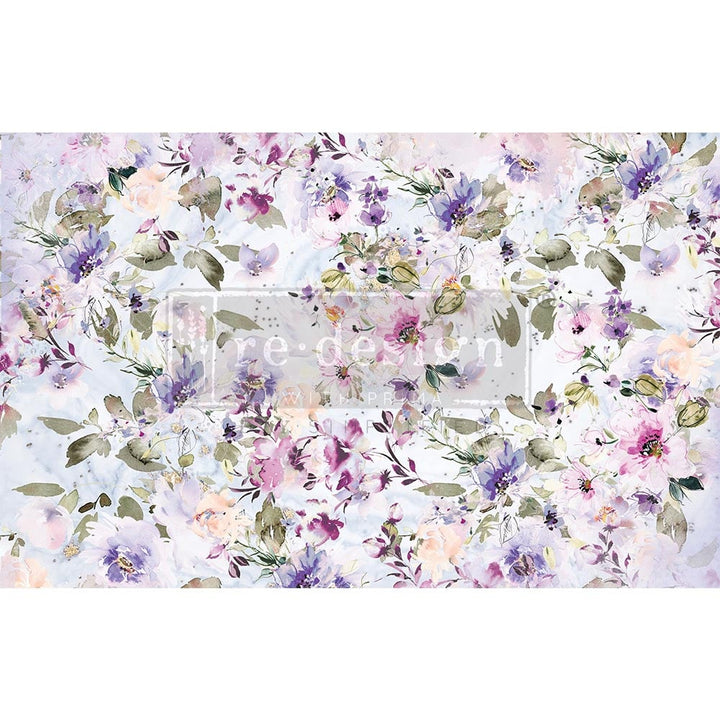 NEW! AMETHYST DANCE Redesign Decoupage Tissue Paper 48.26cm x 76.2cm - Rustic Farmhouse Charm