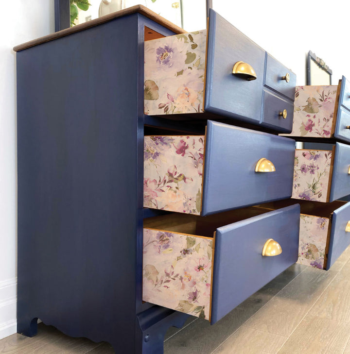 NEW! AMETHYST DANCE Redesign Decoupage Tissue Paper 48.26cm x 76.2cm - Rustic Farmhouse Charm