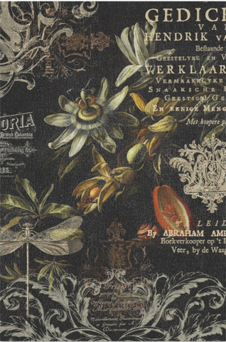 Decoupage Tissue Paper - Dark Florals (50.8cm x 76.2cm) - Rustic Farmhouse Charm