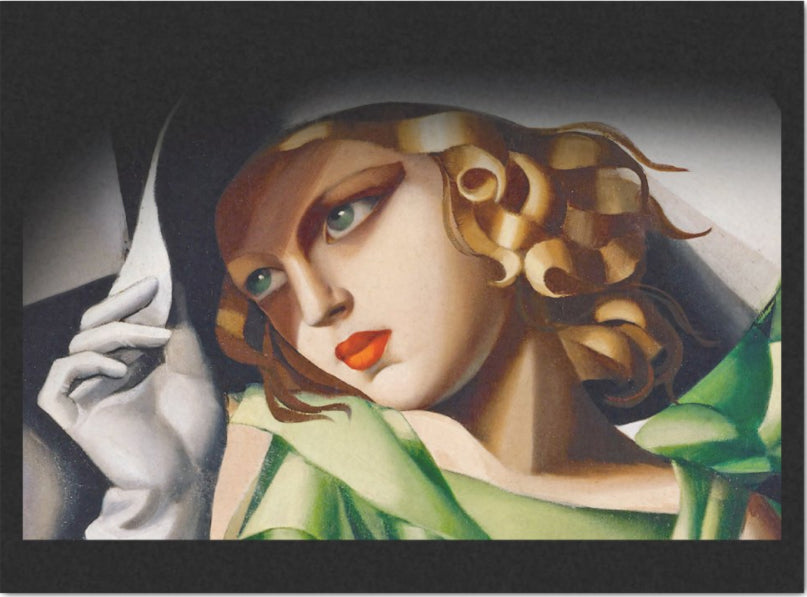 Decoupage Tissue Paper - Art Deco Lady with Hat (43.18cm x 58.42cm) - Rustic Farmhouse Charm