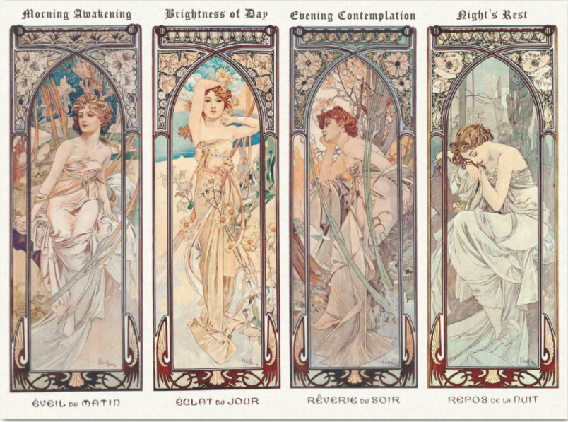 Decoupage Tissue Paper - Art Nouveau Ladies 2 (43.18cm x 58.42cm) - Rustic Farmhouse Charm