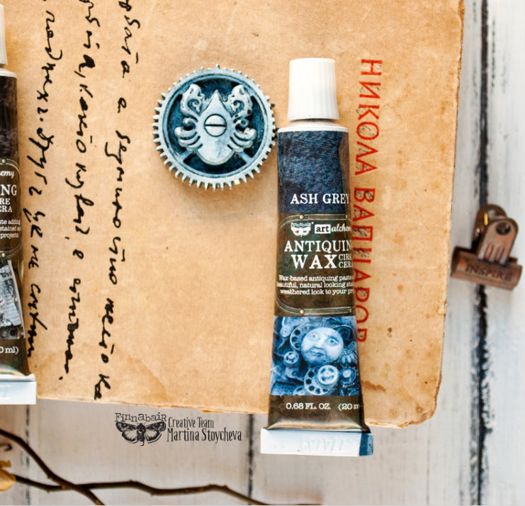 ASH GREY Finnabair Antiquing Wax (Art Alchemy) - Rustic Farmhouse Charm