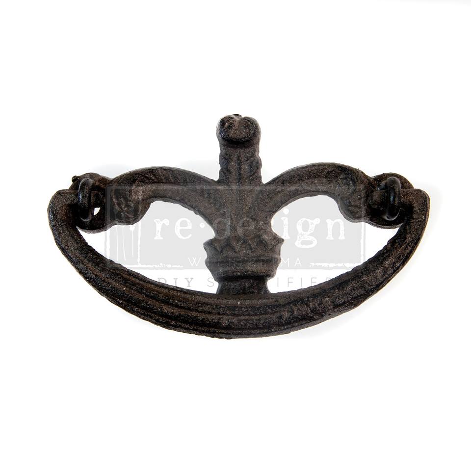 Redesign Cast Iron Pull - AURORA 10.2cm x 6cm - Rustic Farmhouse Charm