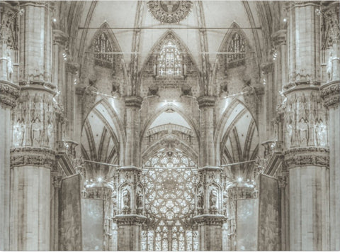 Decoupage Tissue Paper - Cathedral Interior (43.18cm x 58.42cm) - Rustic Farmhouse Charm
