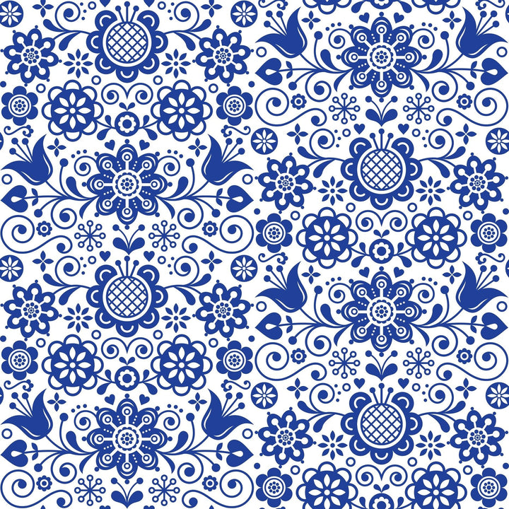 Dixie Belle Decoupage Rice Paper - BLUE GLASS ORNATE (PRE-ORDER) - Rustic Farmhouse Charm
