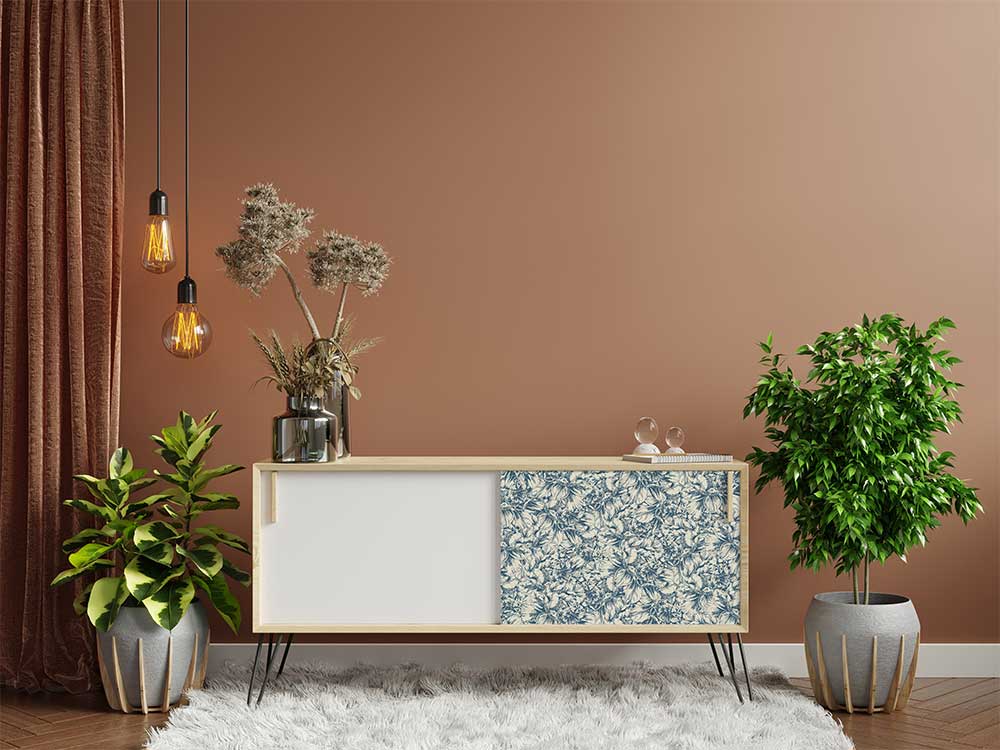 NEW! BLUE WALLPAPER Redesign A1 Decoupage Fibre Paper (59.44cm x 84.07cm) - Rustic Farmhouse Charm