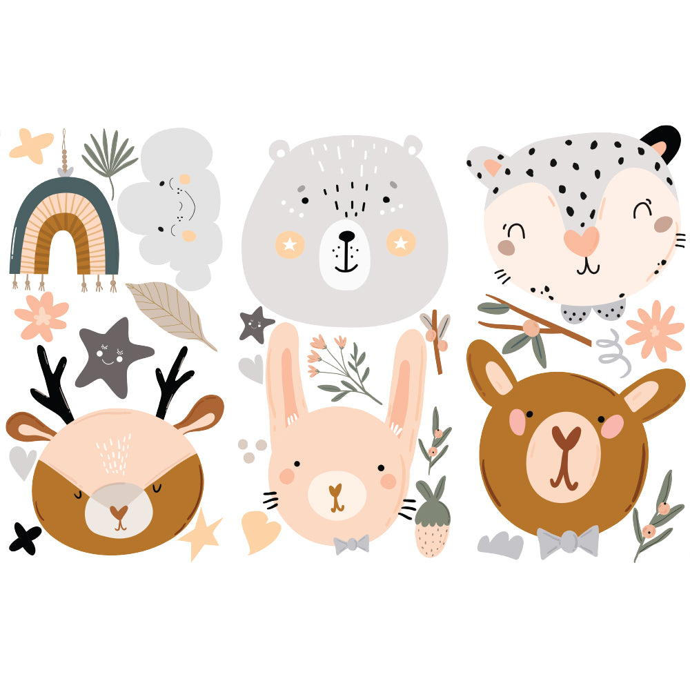 NEW! BOHO CRITTER Redesign Transfer (3 sheets, each 15.24cm x 30.48cm) - Rustic Farmhouse Charm