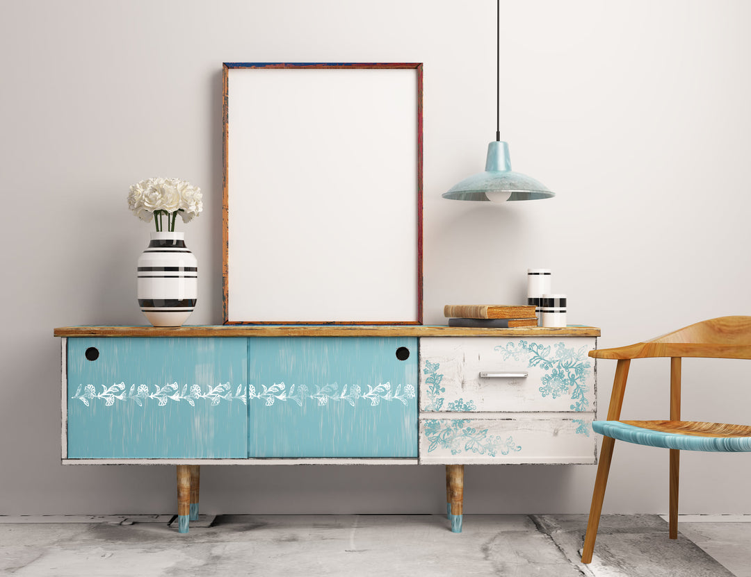 NEW! BOLD BRANCHES Redesign Décor Stamp 12"x12" - Rustic Farmhouse Charm