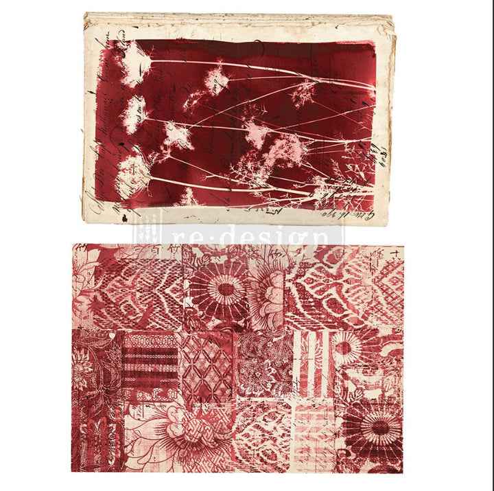 BOTANICAL PRINT Redesign Transfer - Rustic Farmhouse Charm