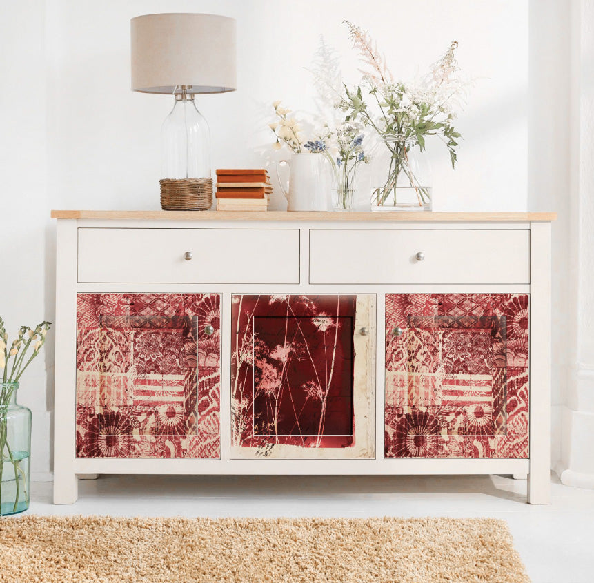 BOTANICAL PRINT Redesign Transfer - Rustic Farmhouse Charm