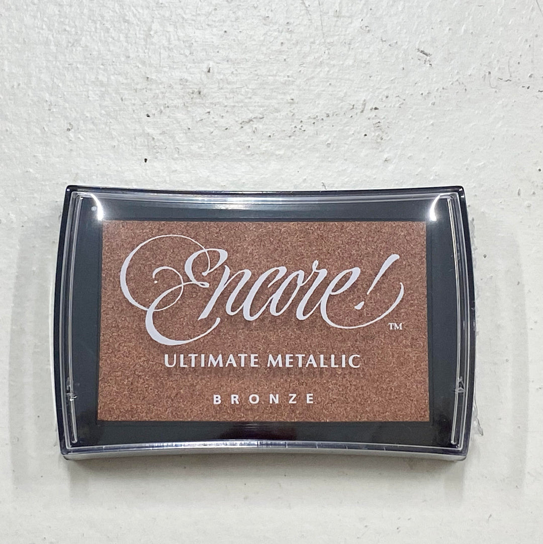 BRONZE Encore Ultimate Metallic Ink Pad - Rustic Farmhouse Charm