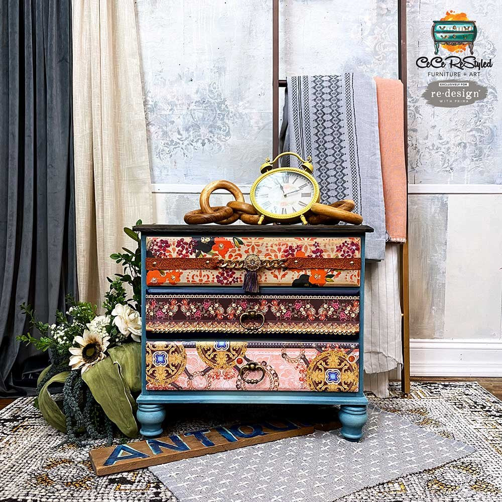 NEW! CECE DIVINE IN DENIM Redesign Transfer (60.96cm x 88.9cm) - Rustic Farmhouse Charm
